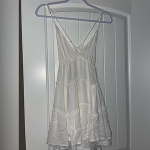 Nina Tiered Tie Back Babydoll Mini Dress, Size Small, Only Worn Once